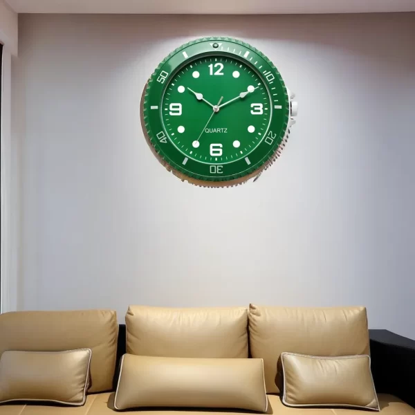 RhythmWall™ Nordic Retro Silent Roller Wall Clock