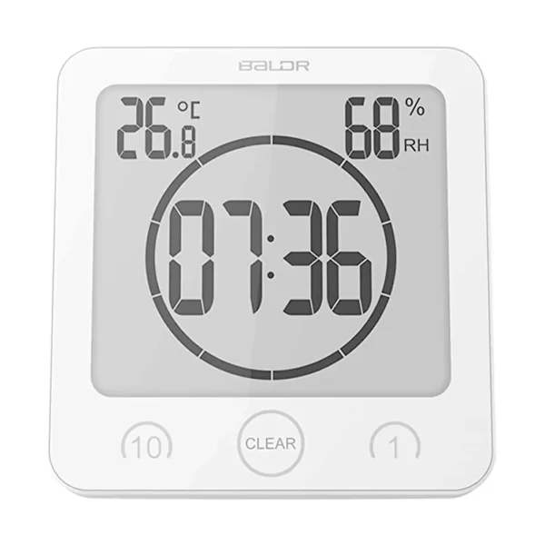 RhythmWall™ Digital Bathroom Digital Clock (Water Resistant)