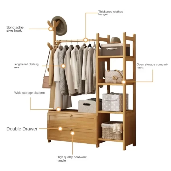 TimberTouch™ Rustic Elegance Closet Organizer - Image 4