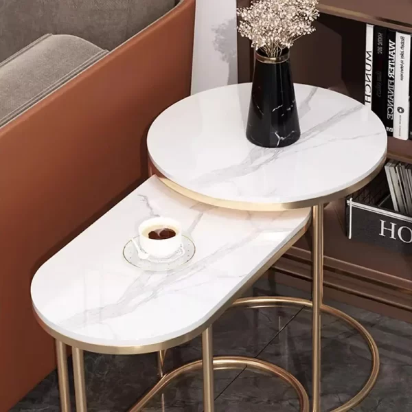 UrbanNook™ Modern Elegance Marble Table - Image 5