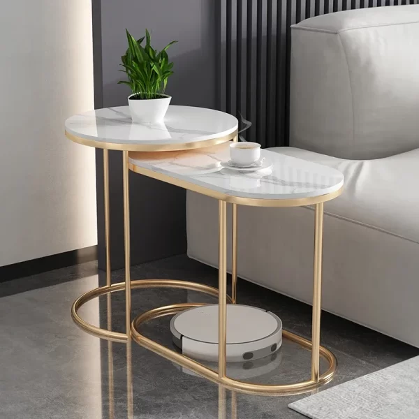 UrbanNook™ Modern Elegance Marble Table