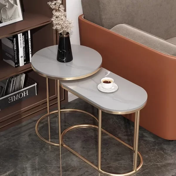 UrbanNook™ Modern Elegance Marble Table - Image 2