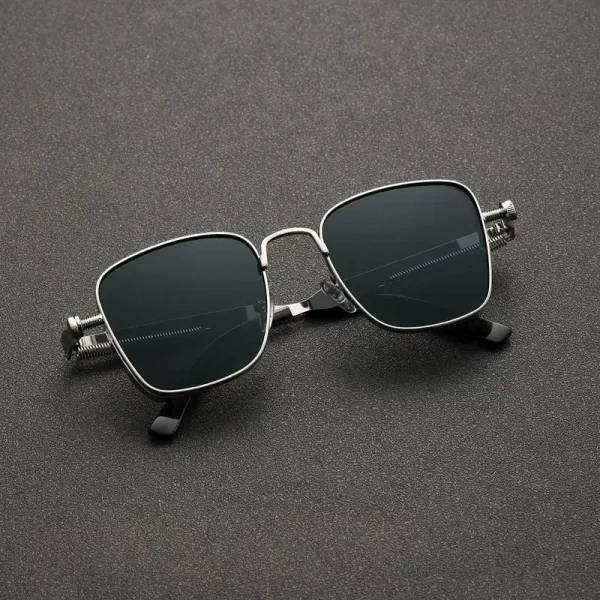 2025 Polarized Sunglasses Men High End Handsome Driving Special Anti UV High Quality Metal Punk Fashion Trends Sunglasses - Image 2